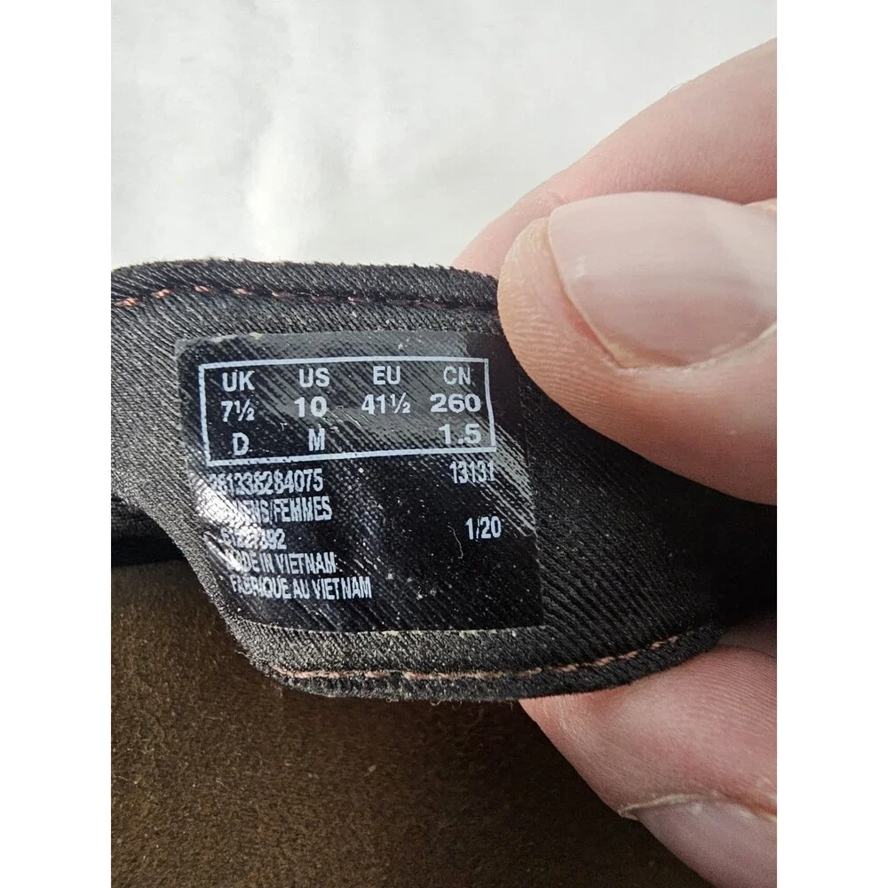 Clarks Women's Fenner Nerice Sandals Size 10 M Brown Braided Flip Flops Boho EUC - Picture 7 of 7